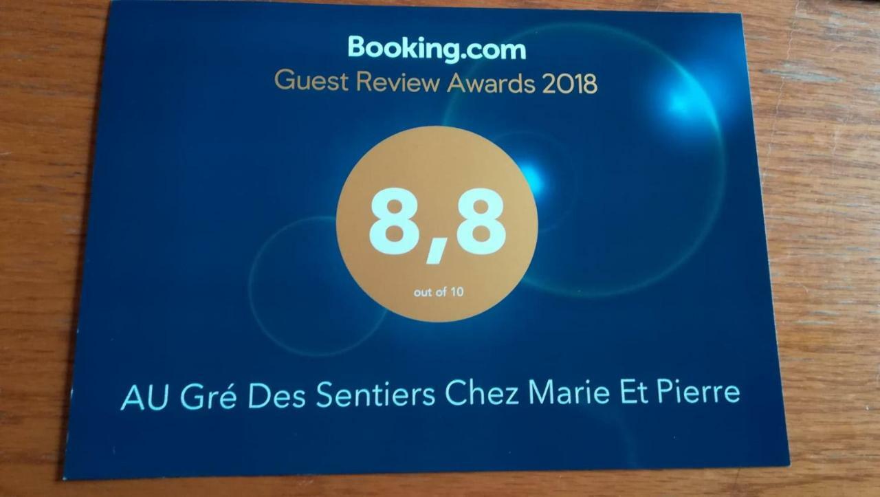 Au Gre Des Sentiers Chez Marie Et Pierre Panzió Saint-Dié-des-Vosges Kültér fotó